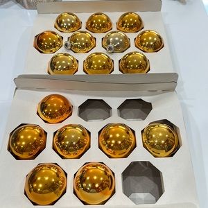 Vintage 1960s Shiny Brite 17 Glass Ornaments